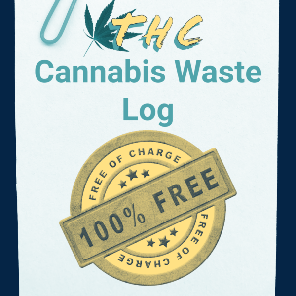 Free Cannabis Waste Disposal Log